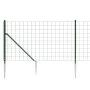 Near wire with green anchor spikes 1.1x10 m by , fence panels - Ref: Foro24-154130, Price: 111,88 €, Discount: %