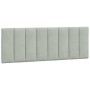 Bed frame with light gray velvet and LED lights 140x190 cm by , Beds and slatted bases - Ref: Foro24-3213775, Price: 205,45 €...