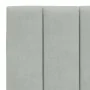 Bed frame with light gray velvet and LED lights 140x190 cm by , Beds and slatted bases - Ref: Foro24-3213775, Price: 206,61 €...