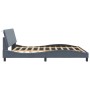Bed frame with dark gray velvet headboard 180x200 cm by , Beds and slatted bases - Ref: Foro24-3207862, Price: 257,04 €, Disc...
