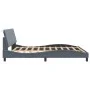 Bettgestell mit dunkelgrauem Samtkopfteil 180x200 cm von , Betten und Lattenroste - Ref: Foro24-3207862, Preis: 256,28 €, Rab...