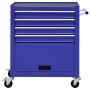 Werkzeugwagen mit 4 blauen Stahlschubladen von vidaXL, Lastenstapler - Ref: Foro24-147188, Preis: 220,78 €, Rabatt: %