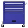 Werkzeugwagen mit 4 blauen Stahlschubladen von vidaXL, Lastenstapler - Ref: Foro24-147188, Preis: 217,11 €, Rabatt: %