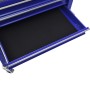 Werkzeugwagen mit 4 blauen Stahlschubladen von vidaXL, Lastenstapler - Ref: Foro24-147188, Preis: 220,78 €, Rabatt: %