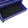 Werkzeugwagen mit 4 blauen Stahlschubladen von vidaXL, Lastenstapler - Ref: Foro24-147188, Preis: 217,11 €, Rabatt: %