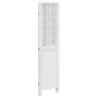 Dreiteiliger Raumteiler aus massivem weißem Paulownia-Holz. von , Raumteiler - Ref: Foro24-358717, Preis: 83,02 €, Rabatt: %