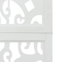 Biombo separador de 3 paneles madera maciza Paulownia blanco by , Room dividers - Ref: Foro24-358734, Price: 86,96 €, Discoun...