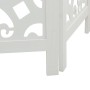 Biombo separador de 3 paneles madera maciza Paulownia blanco by , Room dividers - Ref: Foro24-358734, Price: 86,96 €, Discoun...