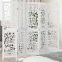 Biombo separador de 5 paneles madera maciza Paulownia blanco by , Room dividers - Ref: Foro24-358741, Price: 130,86 €, Discou...