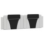 Bed with white and black synthetic leather mattress 180x200 cm by , Beds and slatted bases - Ref: Foro24-3208816, Price: 450,...