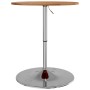 Hoher Tisch aus massiver Eiche in hellem Braun Ø60x89,5 cm von , Küchen- und Esstische - Ref: Foro24-3270627, Preis: 98,91 €,...