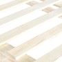 Solid pine wood bed frame with headboard 160x200 cm by , Beds and slatted bases - Ref: Foro24-3281577, Price: 241,83 €, Disco...