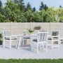 Cojines para silla respaldo bajo 4 ud tela gris claro melange by , Cushions for chairs and sofas - Ref: Foro24-4002380, Price...