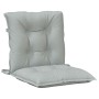 Kissen für Stühle mit niedriger Rückenlehne, 4 Stück, hellgraues Melange-Gewebe. von , Kissen für Stühle und Sofas - Ref: For...