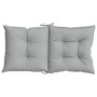 Kissen für Stühle mit niedriger Rückenlehne, 4 Stück, hellgraues Melange-Gewebe. von , Kissen für Stühle und Sofas - Ref: For...
