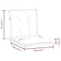 Cojines para silla respaldo bajo 4 ud tela gris claro melange by , Cushions for chairs and sofas - Ref: Foro24-4002380, Price...