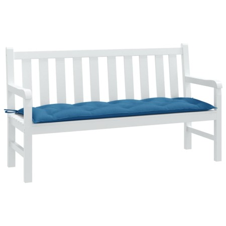 Kissen für Gartenbank, Stoff in meliertem Blau, 150x50x7 cm. von , Kissen für Stühle und Sofas - Ref: Foro24-4002557, Preis: ...