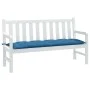Kissen für Gartenbank, Stoff in meliertem Blau, 150x50x7 cm. von , Kissen für Stühle und Sofas - Ref: Foro24-4002557, Preis: ...