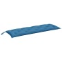Cojín para banco de jardín tela azul melange 150x50x7 cm by , Cushions for chairs and sofas - Ref: Foro24-4002557, Price: 32,...