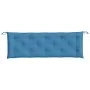 Kissen für Gartenbank, Stoff in meliertem Blau, 150x50x7 cm. von , Kissen für Stühle und Sofas - Ref: Foro24-4002557, Preis: ...