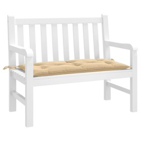 Cojín para banco de jardín tela beige melange 100x50x7 cm by , Cushions for chairs and sofas - Ref: Foro24-4002534, Price: 27...