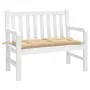 Cojín para banco de jardín tela beige melange 100x50x7 cm von , Kissen für Stühle und Sofas - Ref: Foro24-4002534, Preis: 21,...