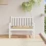 Cojín para banco de jardín tela beige melange 100x50x7 cm von , Kissen für Stühle und Sofas - Ref: Foro24-4002534, Preis: 21,...