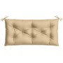 Cojín para banco de jardín tela beige melange 100x50x7 cm by , Cushions for chairs and sofas - Ref: Foro24-4002534, Price: 27...