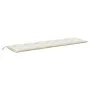 Cojines para banco jardín 2 uds tela crema melange 200x50x7 cm de , Cojines para sillas y sofás - Ref: Foro24-4002632, Precio...