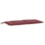 Cojines banco jardín 2 uds tela rojo tinto melange 100x50x7 cm by , Cushions for chairs and sofas - Ref: Foro24-4002595, Pric...