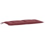 Cojines banco jardín 2 uds tela rojo tinto melange 100x50x7 cm von , Kissen für Stühle und Sofas - Ref: Foro24-4002595, Preis...