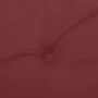 Cojines banco jardín 2 uds tela rojo tinto melange 200x50x7 cm by , Cushions for chairs and sofas - Ref: Foro24-4002639, Pric...