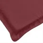 Cojines banco jardín 2 uds tela rojo tinto melange 200x50x7 cm by , Cushions for chairs and sofas - Ref: Foro24-4002639, Pric...