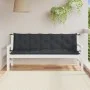 Cojines banco jardín 2 uds tela antracita melange 180x50x7 cm de , Cojines para sillas y sofás - Ref: Foro24-4002618, Precio:...