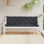 Cojines banco jardín 2 uds tela antracita melange 180x50x7 cm by , Cushions for chairs and sofas - Ref: Foro24-4002618, Price...