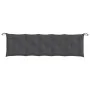 Cojines banco jardín 2 uds tela antracita melange 180x50x7 cm de , Cojines para sillas y sofás - Ref: Foro24-4002618, Precio:...