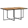 Garten-Essgruppe 7-teilig mit schwarzen Polstern aus synthetischem Rattan. von , Gartensets - Ref: Foro24-3278042, Preis: 458...