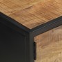 TV-Möbel geschnitztes Mangoholz Tür roh 130x30x40 cm von vidaXL, TV-Möbel - Ref: Foro24-320943, Preis: 144,23 €, Rabatt: %