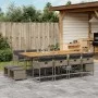 Set comedor de jardín con cojines 13 pzas ratán sintético gris de , Conjuntos de jardín - Ref: Foro24-3278113, Precio: 801,61...