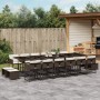 Set de muebles jardín 17 pzas y cojines ratán sintético marrón by , Garden sets - Ref: Foro24-3278132, Price: 909,13 €, Disco...