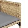 Set comedor de jardín 9 pzas con cojines ratán sintético beige by , Garden sets - Ref: Foro24-3278147, Price: 553,56 €, Disco...