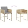 Set comedor de jardín 9 pzas con cojines ratán sintético beige by , Garden sets - Ref: Foro24-3278147, Price: 553,56 €, Disco...