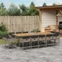 Garten-Essgruppe mit 15-teiligen Kissen aus grauem synthetischem Rattan. von , Gartensets - Ref: Foro24-3278185, Preis: 1,00 ...