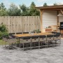 Set comedor de jardín con cojines 15 pzas ratán sintético gris by , Garden sets - Ref: Foro24-3278185, Price: 889,28 €, Disco...