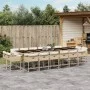 Set comedor de jardín 17 pzas con cojines ratán sintético beige de , Conjuntos de jardín - Ref: Foro24-3278193, Precio: 977,4...