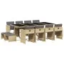 Set comedor de jardín con cojines 13 pzas ratán sintético beige by , Garden sets - Ref: Foro24-3277931, Price: 850,06 €, Disc...