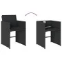 Set comedor de jardín con cojines 15 pzas ratán sintético negro by , Garden sets - Ref: Foro24-3277938, Price: 932,62 €, Disc...