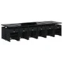 Set de muebles jardín 17 pzas con cojines ratán sintético negro by , Garden sets - Ref: Foro24-3277950, Price: 916,62 €, Disc...
