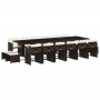 Gartenmöbel-Set, 17-teilig, mit braunen Kissen aus synthetischem Rattan. von , Gartensets - Ref: Foro24-3277952, Preis: 944,3...