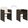 Gartenmöbel-Set, 17-teilig, mit braunen Kissen aus synthetischem Rattan. von , Gartensets - Ref: Foro24-3277952, Preis: 944,3...